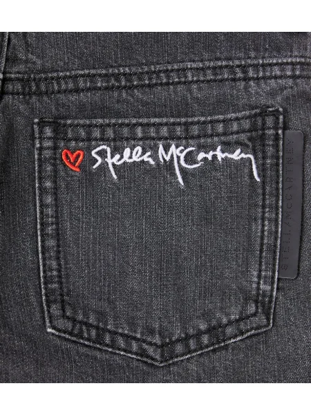 Τζιν με φαρδύ μπατζάκι Stella Mccartney γκρι