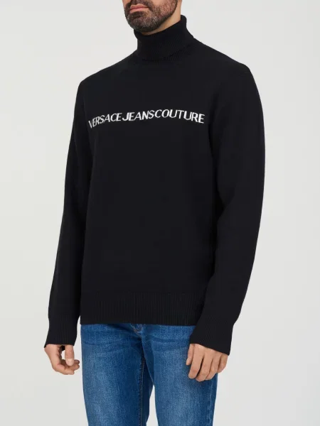 Свитер Versace Jeans Couture черный
