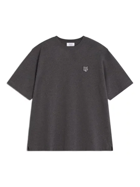 Tričko Maison Kitsuné šedé