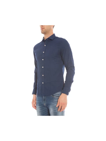 Koszula dżinsowa Armani Jeans niebieska