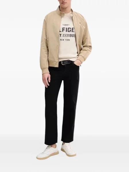 Плетен пуловер Tommy Hilfiger с автограф