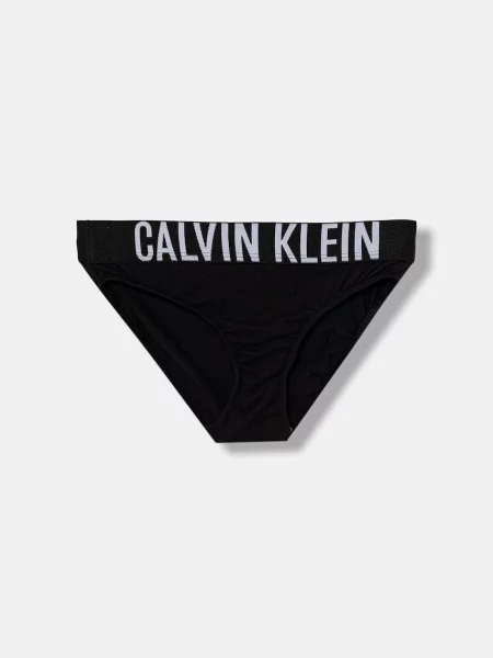 Calvin Klein Underwear slipy detské s elastanom čierna