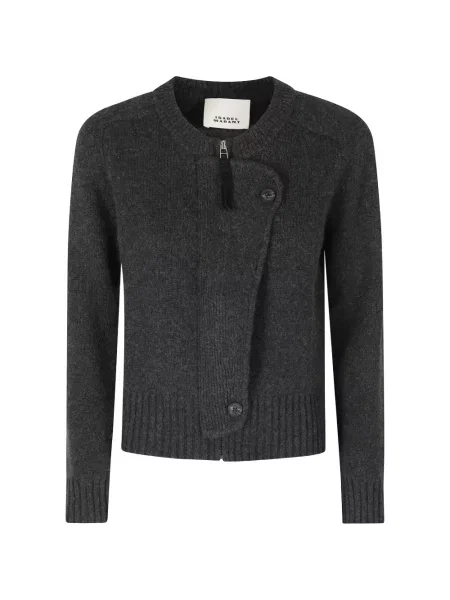 Cardigan Isabel Marant asimetric gri
