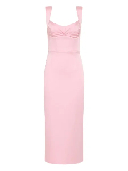 Sukienka midi Rebecca Vallance do kolan garniturowa różowa