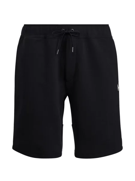 Fleece polo Polo Ralph Lauren με κέντημα με λαιμόκοψη v κόκκινο