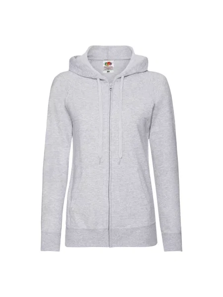 Mikina s kapucňou Fruit Of The Loom sivá