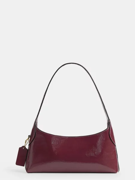 Кожаная сумка хобо Coach