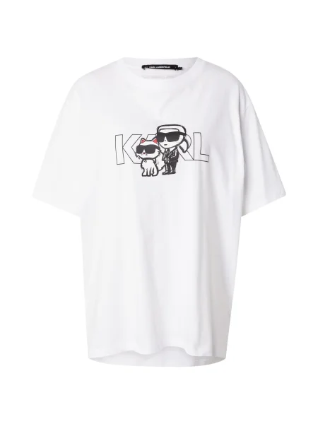 Tričko Karl Lagerfeld IKON biela