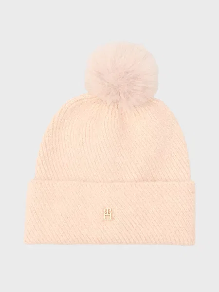 Шапка Tommy Hilfiger розовая