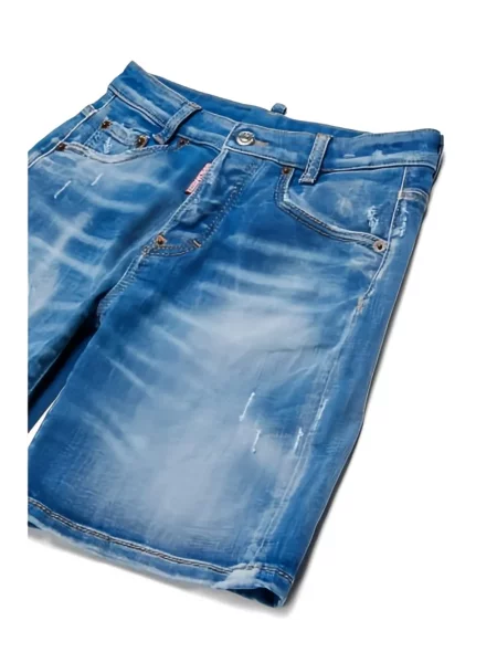 Szorty dziecięce Dsquared2 niebieskie