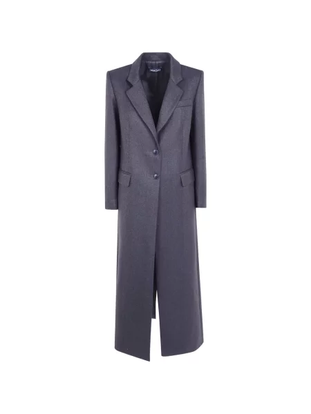 Palton Drhope cu model herringbone gri