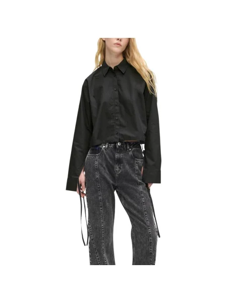 Blúz Karl Lagerfeld Jeans fekete