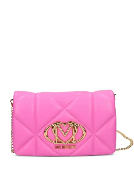 Geantă messenger Love Moschino roz