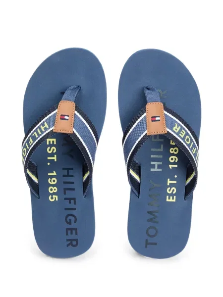 Șlapi Tommy Hilfiger cu imagine albastru