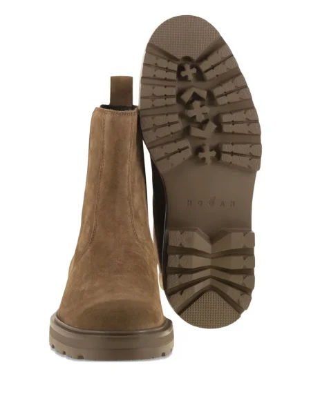 Botine chelsea Hogan din piele de căprioară maro