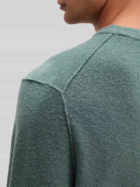 Sweter z mieszanki bawełny o miękkim fakturowanym wyglądzie Marc O'polo