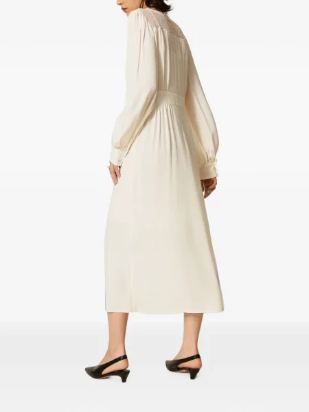 Lung rochie Twinset din jacard