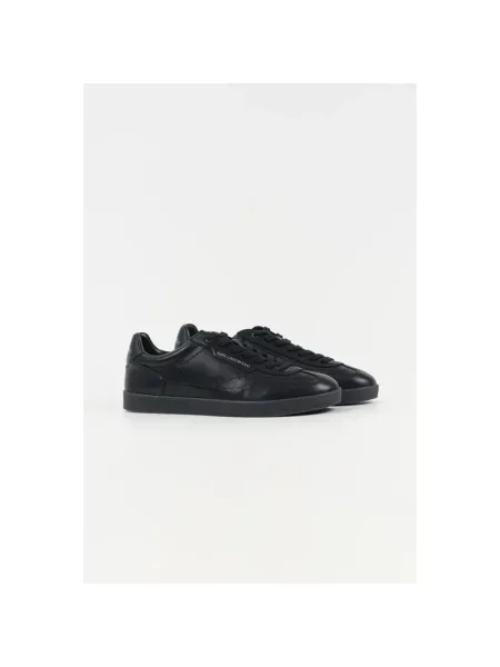 Sneakersy Karl Lagerfeld skórzane czarne