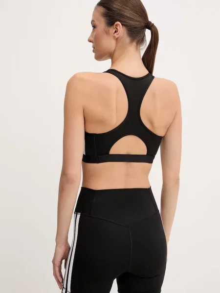 Sportovní podprsenka adidas Performance Optime černá