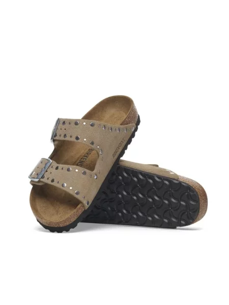 Trampki Birkenstock Arizona Rivets Suede Leather Taupe EUR 38 beżowe