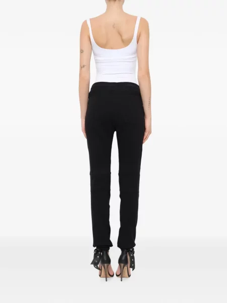 Pantaloni Balmain alergare negru