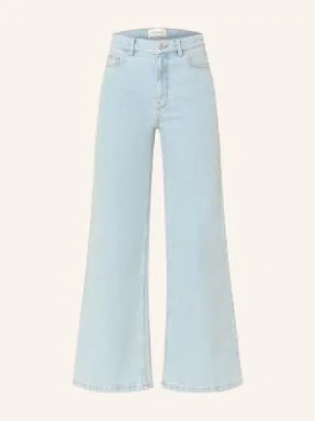 Msch Copenhagen Džíny S Širokými Nohavicemi Mschsolia Ada light blue wash modré