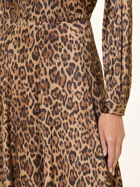 Robert Friedman Spódnica Satynowa braun