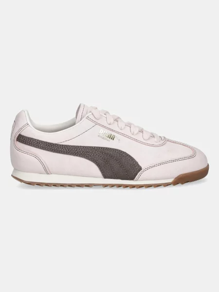 Замшевые кроссовки Puma розовые