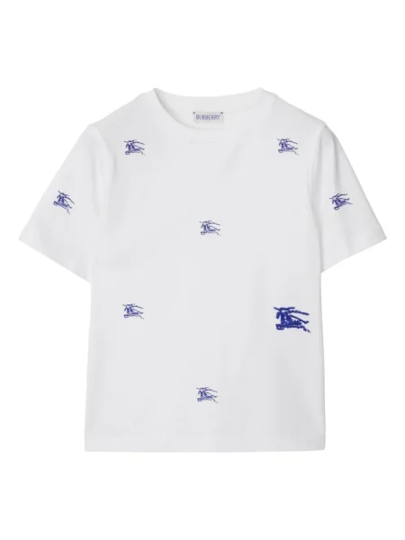 Dětské tričko Burberry bílé