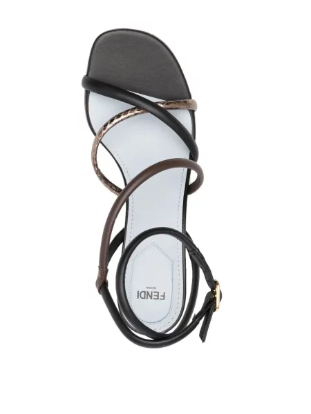 Sandale Fendi cu bretele negru
