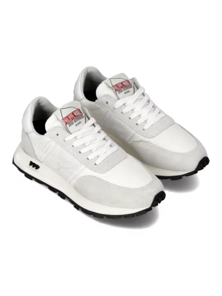 Buty do biegania Philippe Model zamszowe do biegania białe