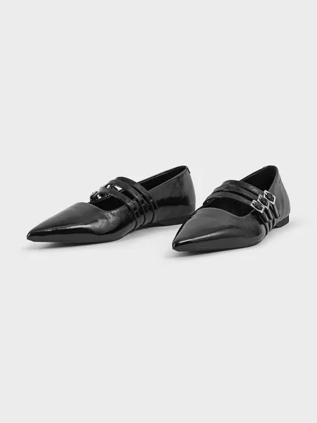 Кожаные балетки Vagabond Shoemakers черные