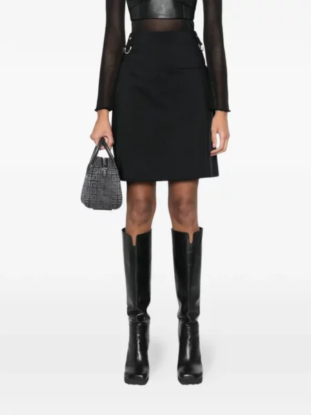 Spódnica plisowana Givenchy czarna