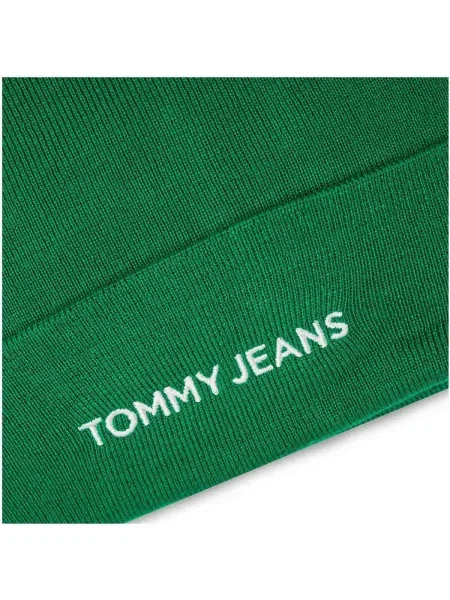 Čiapka Tommy Jeans zelená