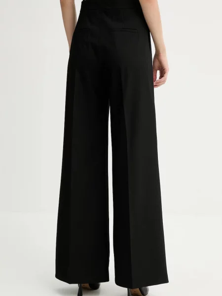 MAX&Co. pantaloni lat high waist negru