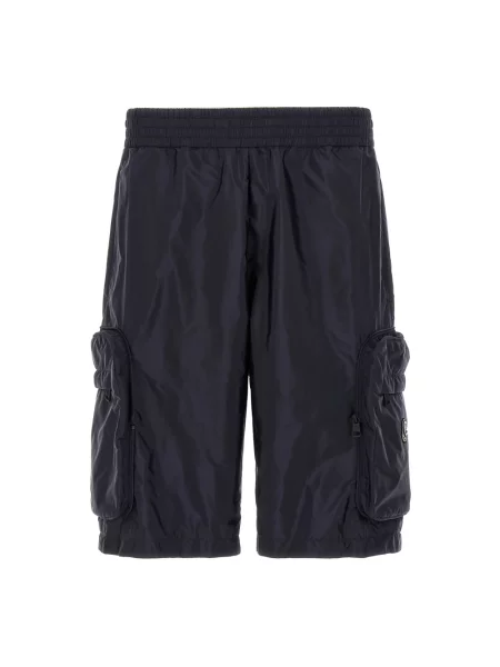 Szorty Moncler casual niebieskie