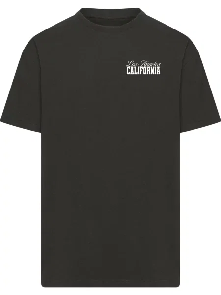 Mister Tee Tricou California Hibiskus negru alb