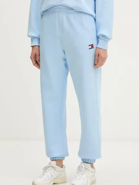 Tommy Jeans spodnie dresowe niebieskie