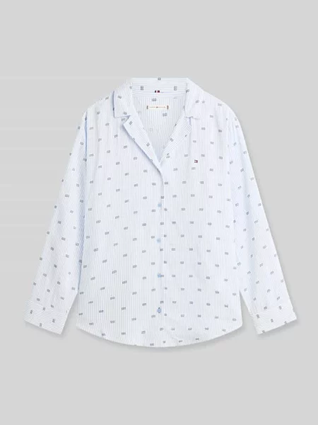 Góra od piżamy z nadruk z logo z Tommy Hilfiger