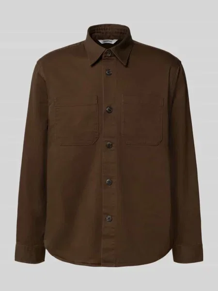 Kurtka koszulowa o kroju regular fit z czystej bawełny model ‘TRAVIS’ Selected Homme