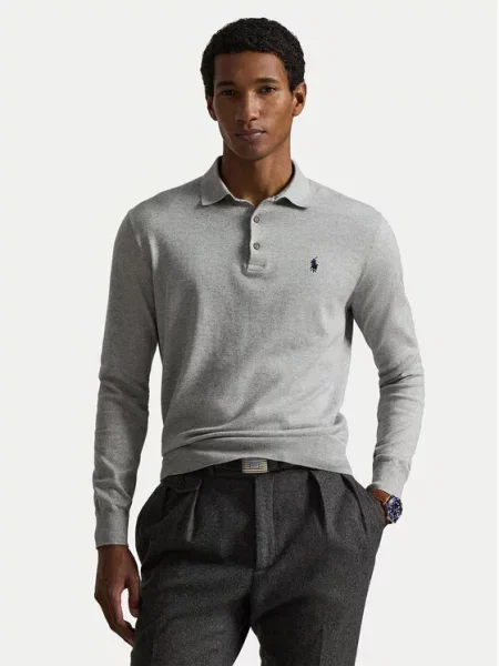 Поло Polo Ralph Lauren серое