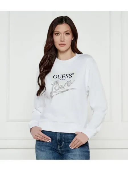 GUESS Hanorac | alb