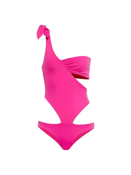 Strój kąpielowy Nensi Dojaka na jednym ramieniu różowy