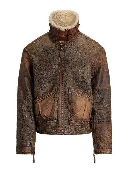 Polo Ralph Lauren Zimná bunda hnedá