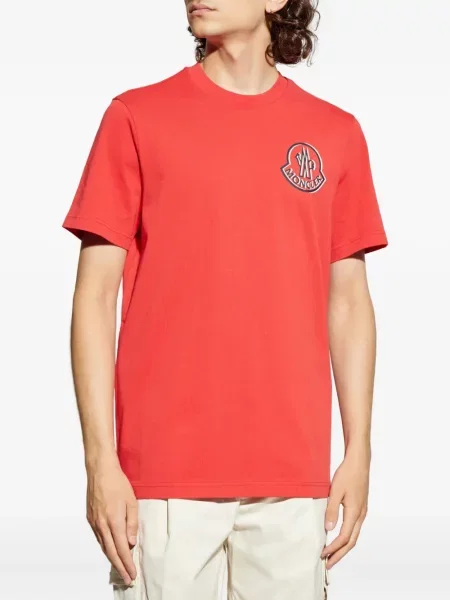 Tricou Moncler cu imagine roșu