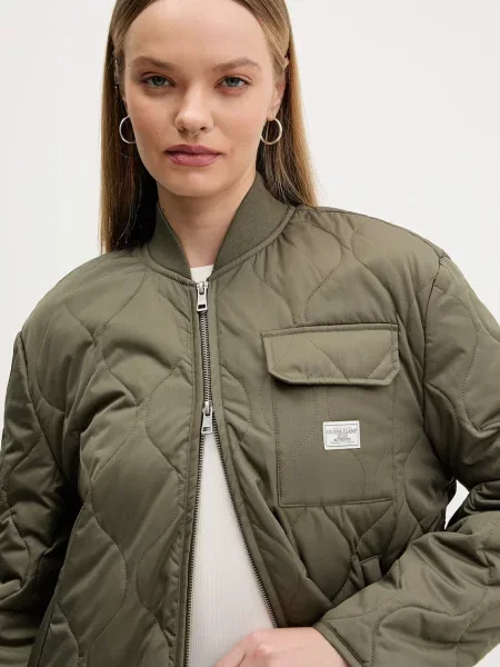Куртка Guess Jeans демісезонна oversize зелений