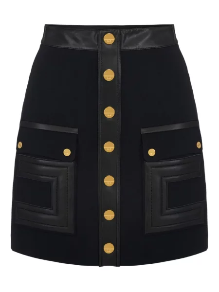 Fusta mini Elisabetta Franchi negru