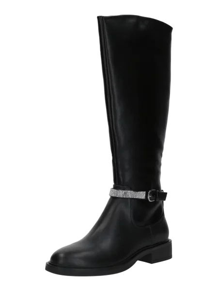 Steve Madden cizme Riggs femei cu plat negru