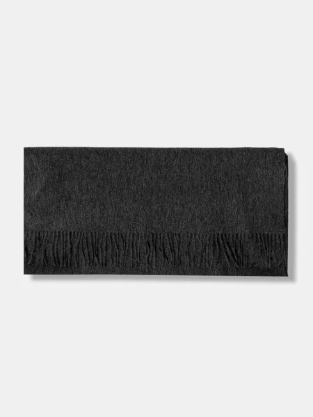 Вовняна шаль Answear.LAB однотонна сірий