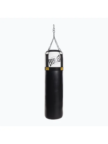 EVERLAST кожена чанта за тренировки черна